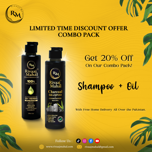 Rivaaj Mahal Hair Oil & Organic Shampoo