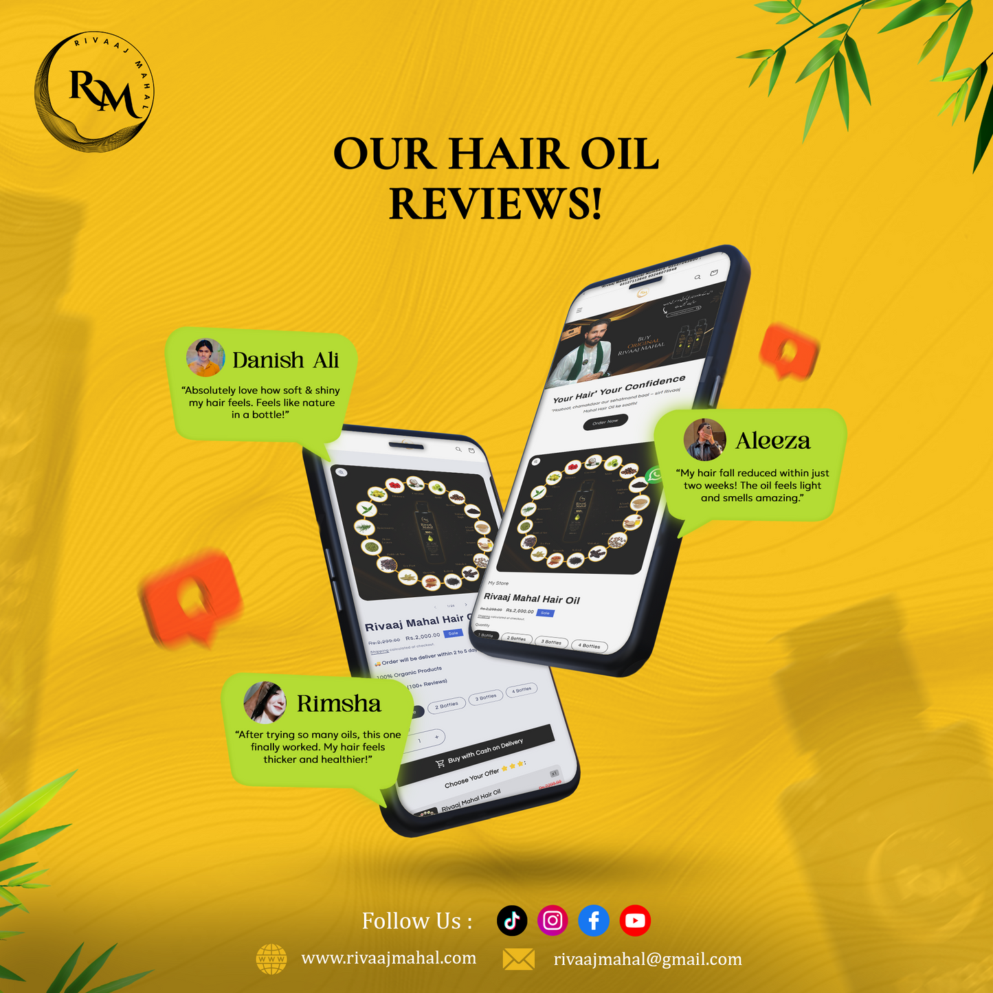 Rivaaj Mahal Hair Oil